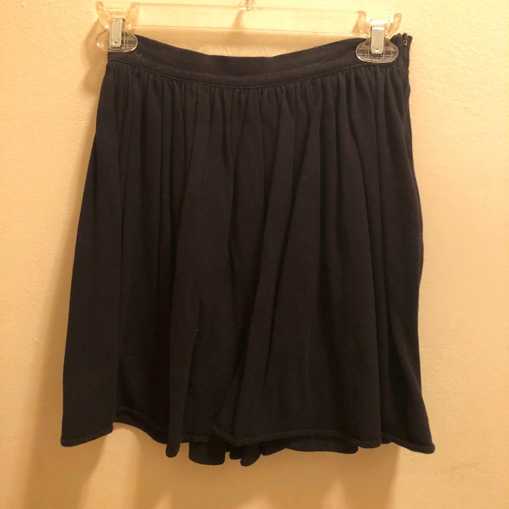 Black High Waisted Mini Skirt